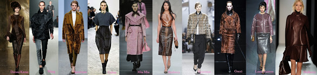 catwalk fashion leather winter inspiration