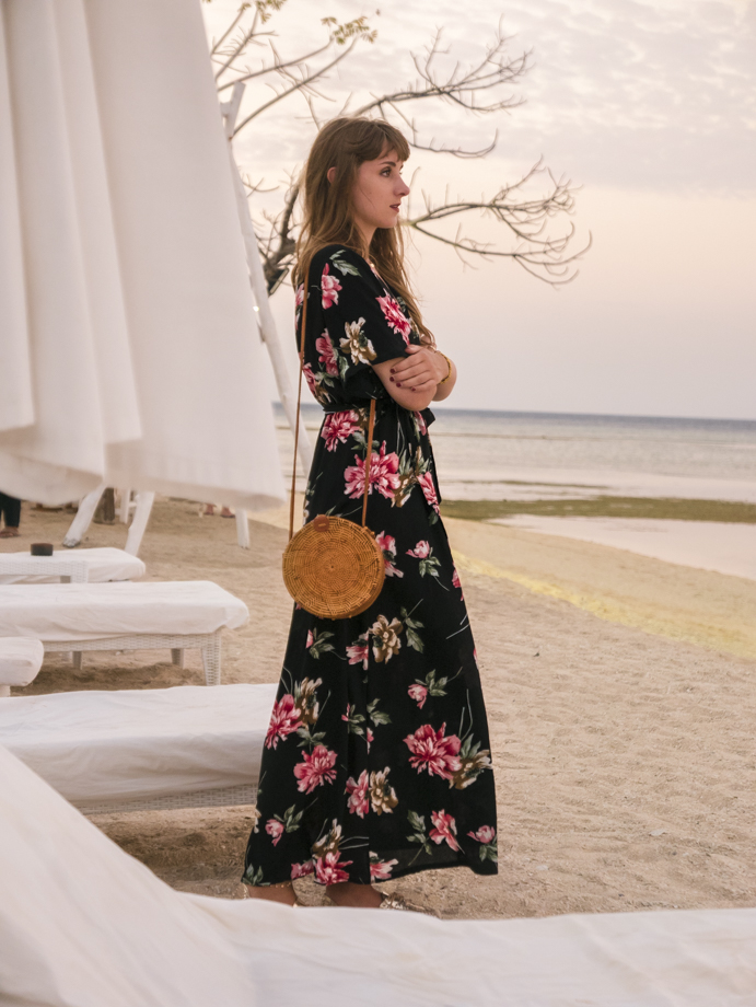 Maxi floral dress