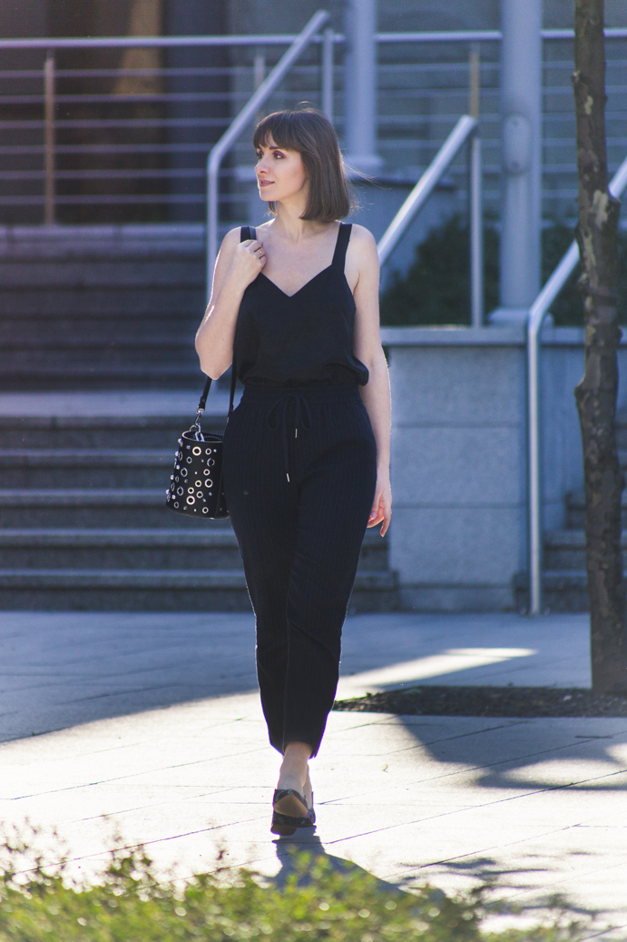 elegant black outfit