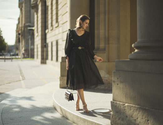 classic black dress